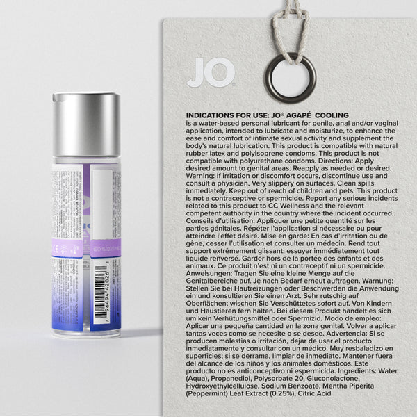 System JO Agapé Cooling pH-Balanced Lubricant 2 oz