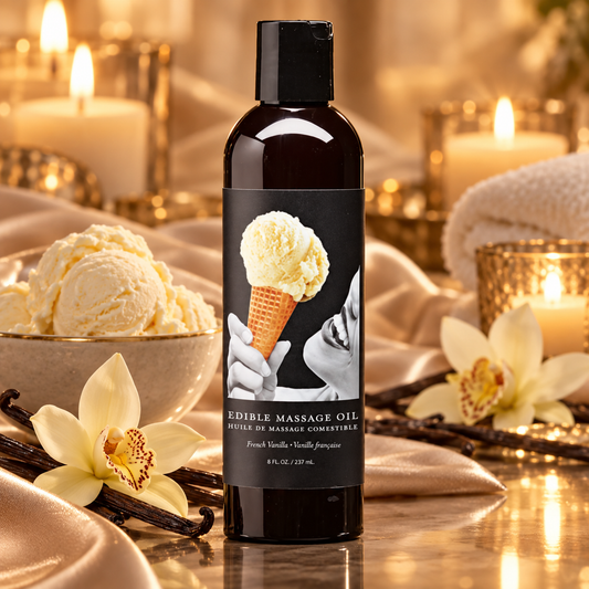 Earthly Body Massage Oil - Vanilla 8 oz