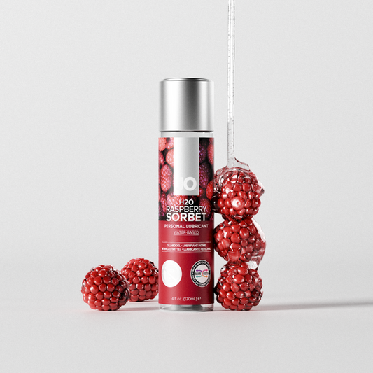 System JO H2O Raspberry Sorbet Flavored Lubricant 4 oz