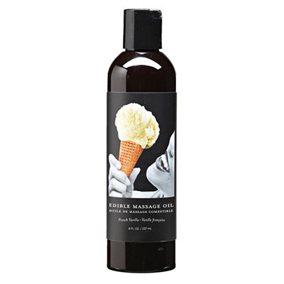 Earthly Body Massage Oil - Vanilla 8 oz