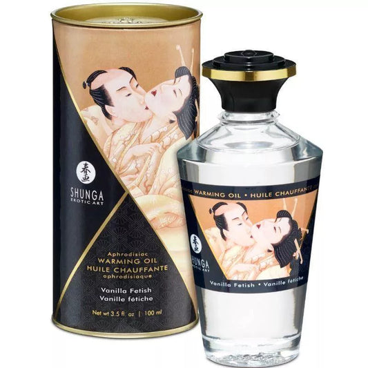 Shunga Aphrodisiac Warming Oil - Vanilla Fetish 3.5 oz