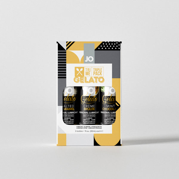 System JO Gelato Tri-Me Triple Pack Flavored Lubricants - 3 x 1 oz