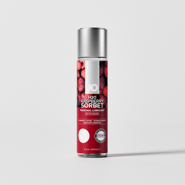 System JO H2O Raspberry Sorbet Flavored Lubricant 4 oz