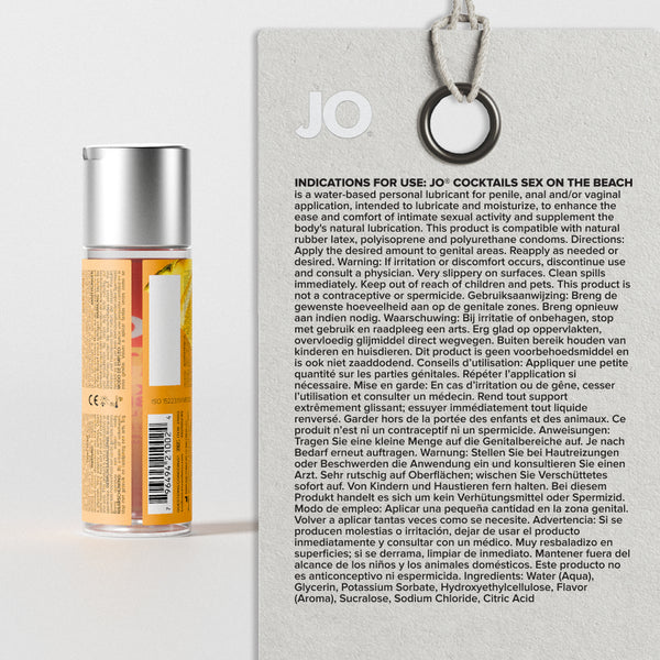 System JO Cocktails Sex On The Beach Flavored Lubricant 2 oz