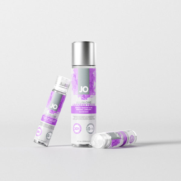 System JO All-In-One Sensual Massage Glide - Lavender Fields 4 oz