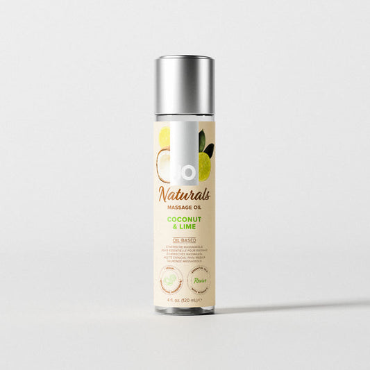 System JO Naturals Massage Oil - Coconut & Lime 4 oz