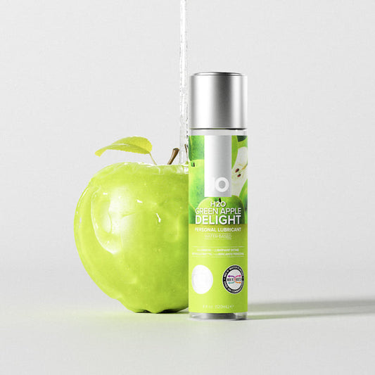 System JO H2O Green Apple Delight Flavored Lubricant 4 oz