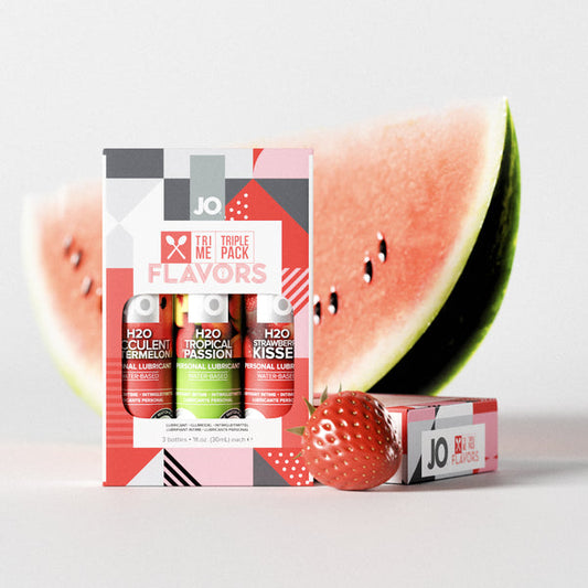 System JO H2O Flavors Tri-Me Triple Pack - 3 x 1 oz