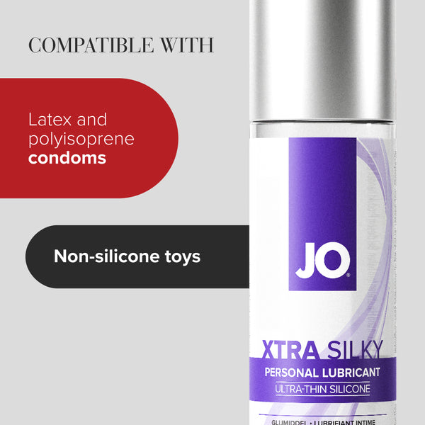 System JO Xtra Silky Silicone Lubricant 4 oz