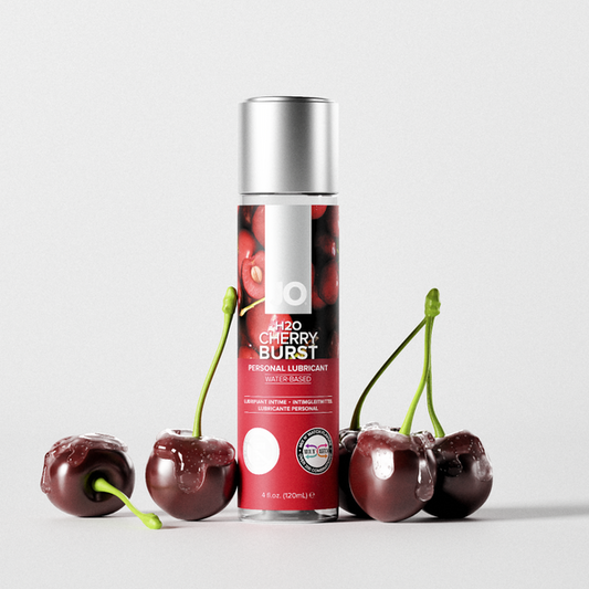 System JO H2O Cherry Burst Flavored Lubricant 4 oz