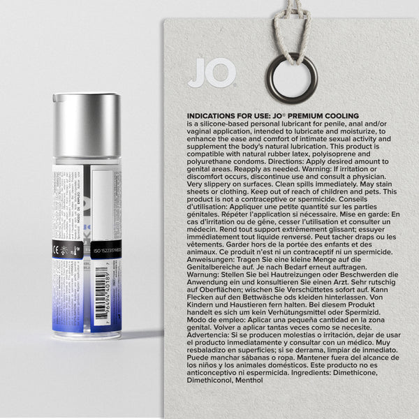 System JO Premium Cooling Silicone Lubricant 2 oz