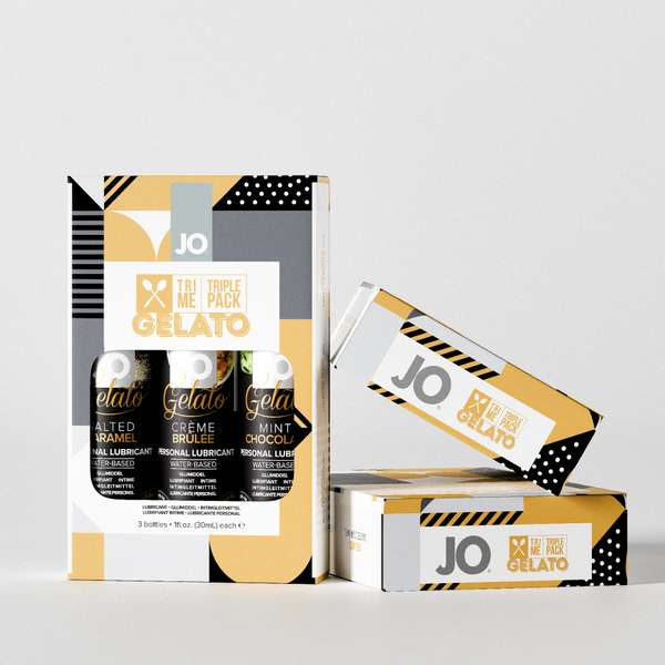 System JO Gelato Tri-Me Triple Pack Flavored Lubricants - 3 x 1 oz