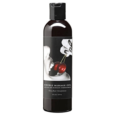 Earthly Body Massage Oil - Cherry 8 oz