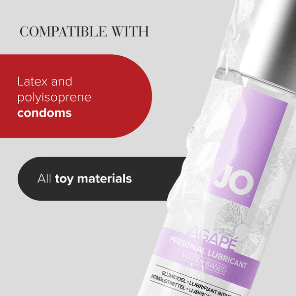 System JO Agapé Original pH-Balanced Water-Based Lubricant 4 oz