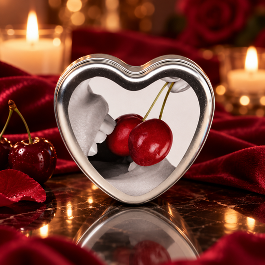 Earthly Body 3-in-1 Massage Candle - Cherry 4 oz