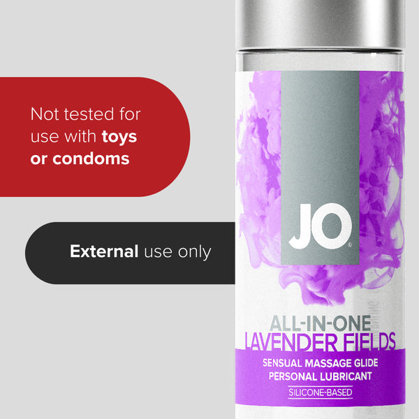 System JO All-In-One Sensual Massage Glide - Lavender Fields 4 oz