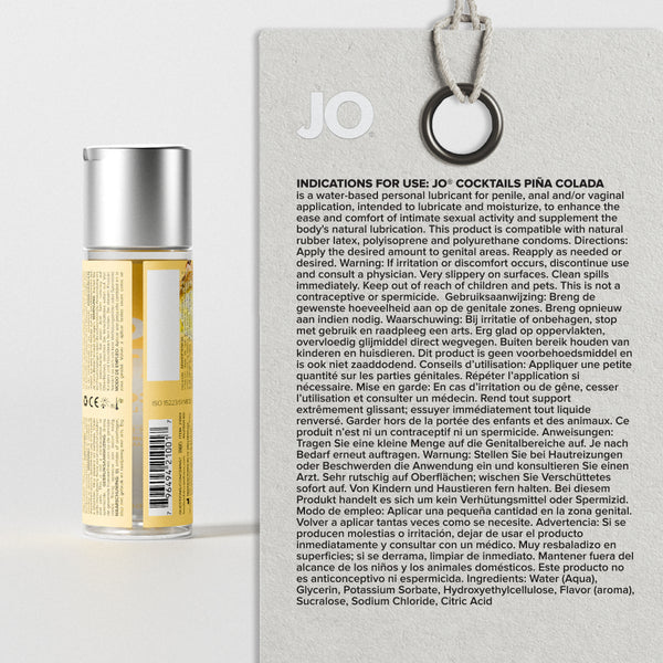 System JO Cocktails Pina Colada Flavored Lubricant 2 oz