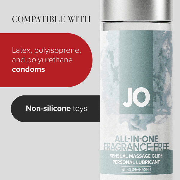 System JO All-In-One Sensual Massage Glide - Fragrance Free 4 oz