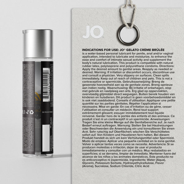 System JO Gelato Crème Brûlée Flavored Lubricant 4 oz