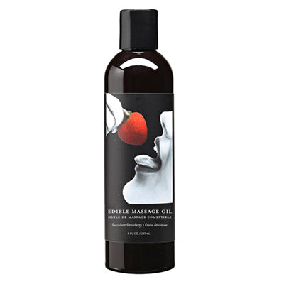 Earthly Body Massage Oil - Strawberry 8 oz