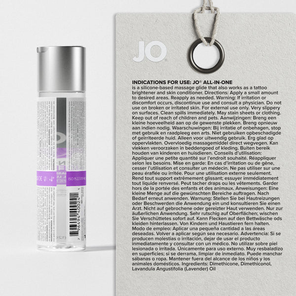 System JO All-In-One Sensual Massage Glide - Lavender Fields 4 oz