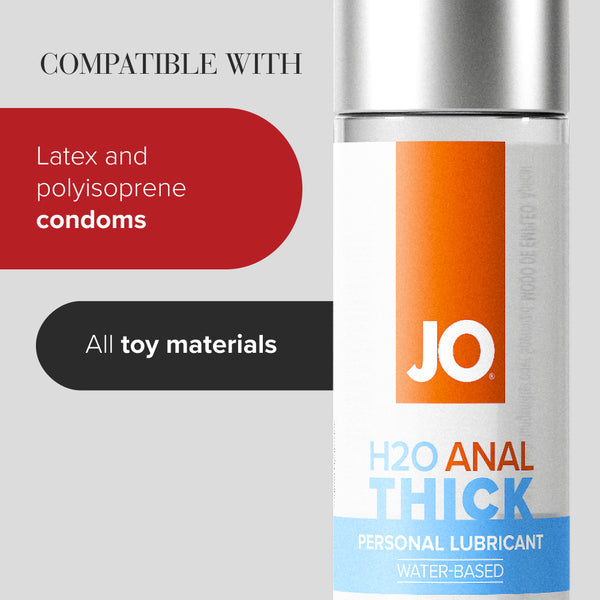 System JO H2O Anal Thick Water-Based Lubricant 2 oz