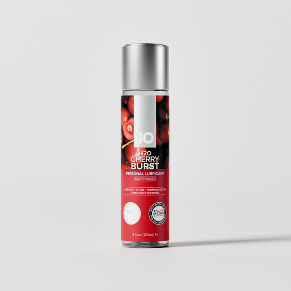 System JO H2O Cherry Burst Flavored Lubricant 4 oz