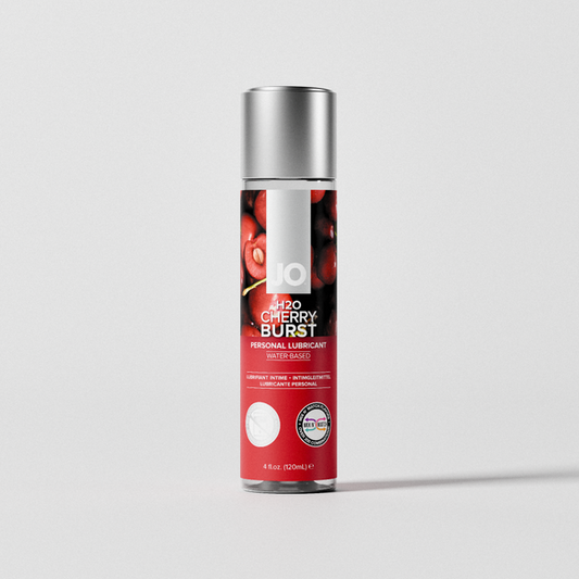 System JO H2O Cherry Burst Flavored Lubricant 4 oz
