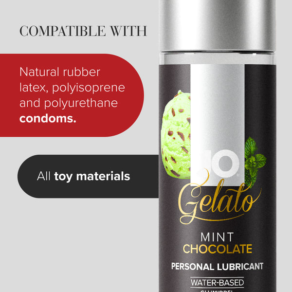 System JO Gelato Mint Chocolate Flavored Lubricant 4 oz