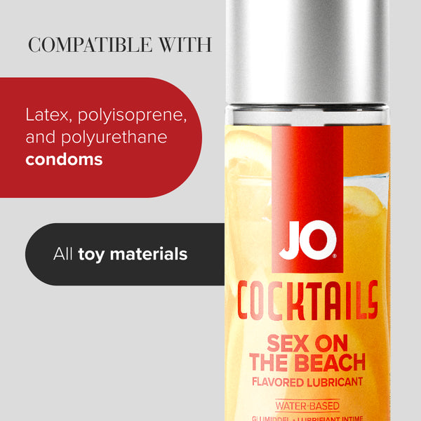 System JO Cocktails Sex On The Beach Flavored Lubricant 2 oz