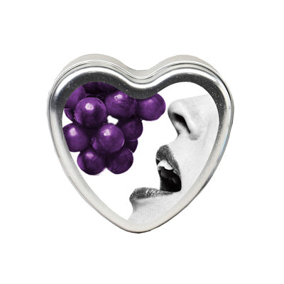 Earthly Body 3-in-1 Massage Candle - Grape 4.7 oz
