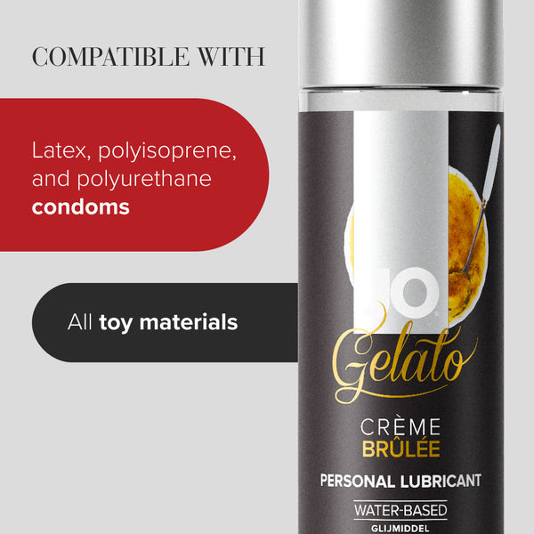System JO Gelato Crème Brûlée Flavored Lubricant 4 oz