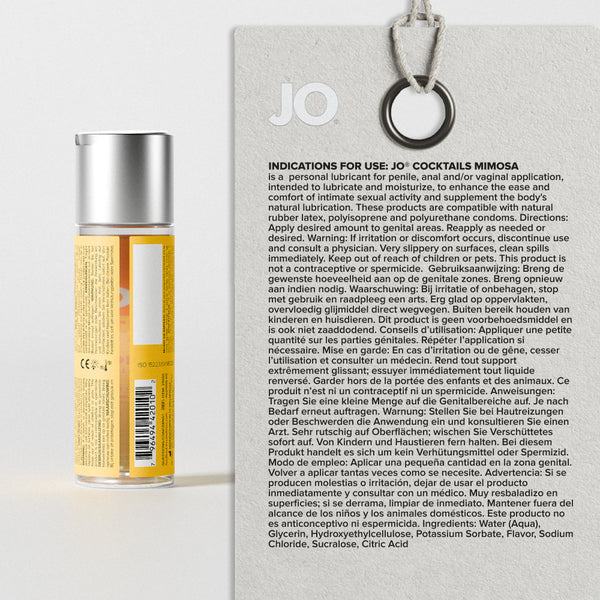 System JO Cocktails Mimosa Flavored Lubricant 2 oz