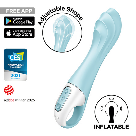 Satisfyer Air Pump Vibrator 5+ - Blue