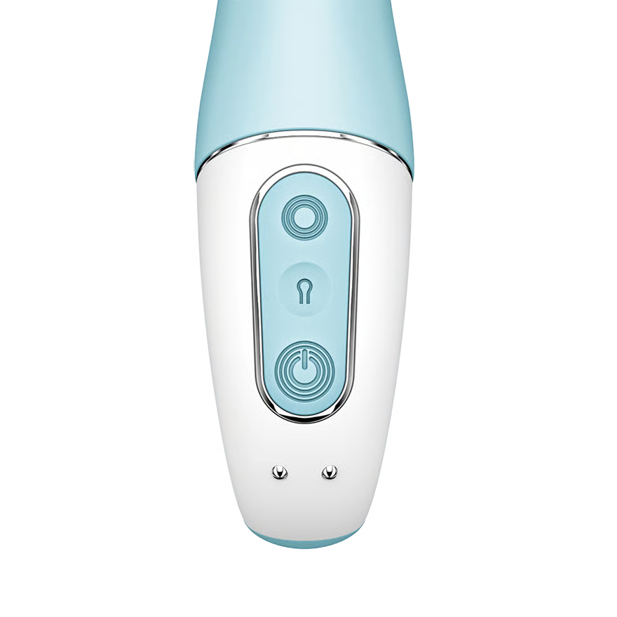 Satisfyer Air Pump Vibrator 5+ - Blue