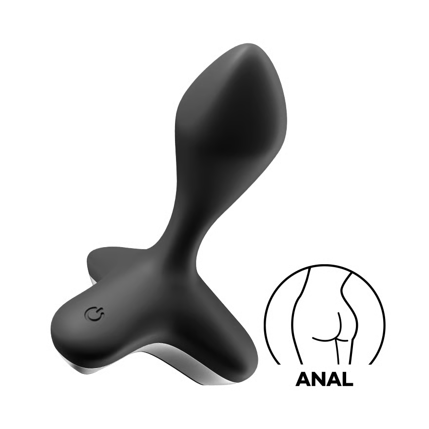 Satisfyer Game Changer Vibrating Anal Plug - Black