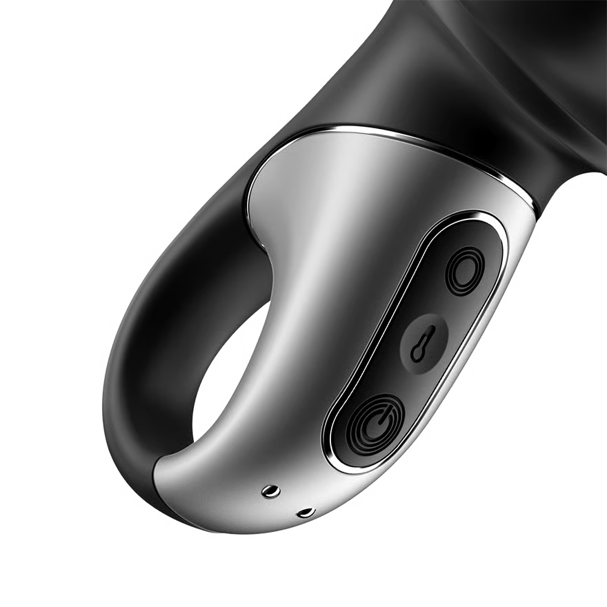 Satisfyer Hot Passion App-Controlled Warming Anal Vibrator - Black
