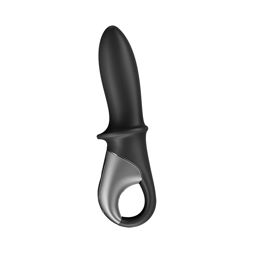 Satisfyer Hot Passion App-Controlled Warming Anal Vibrator - Black