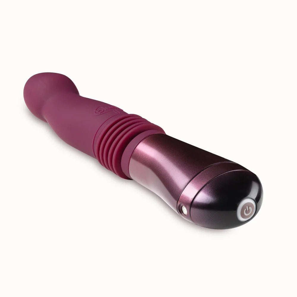 Temptasia Trixie 10" Thrusting G-Spot Vibrator – Wine