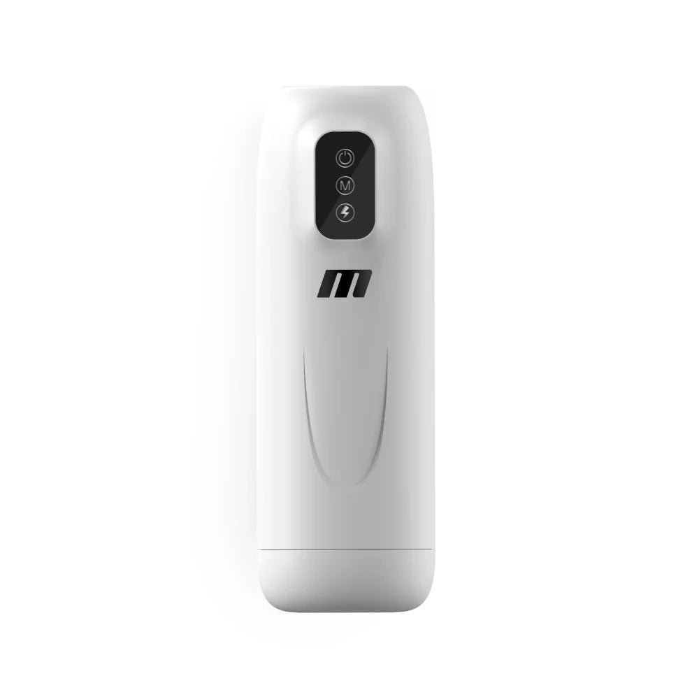 M For Men Robo-Bator Automatic Vibrating & Stroking Masturbator – White