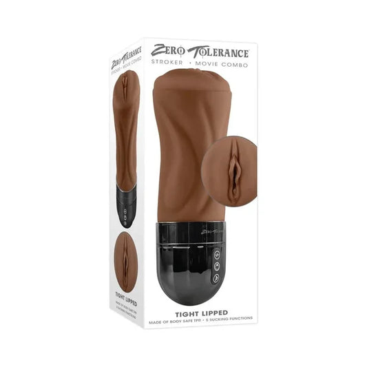 Zero Tolerance Tight Lipped Dark Suction & Vibrating Stroker